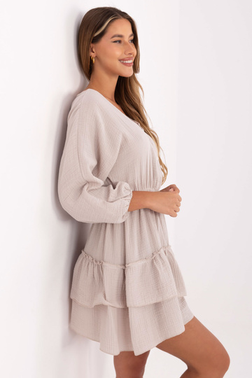 Suknelė-MI-SK-A5079.27-smėlinė 2