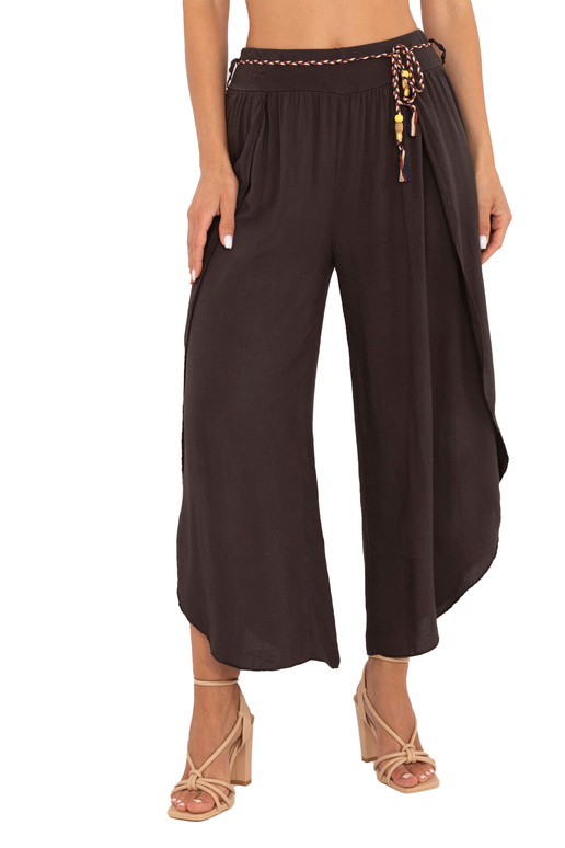 Kelnės TW-SP-BI-81378.24P tamsiai rudos