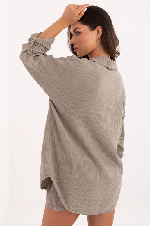 Marškiniai tamsiai smėliniai