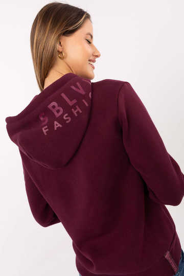 Bordo spalvos džemperis 2