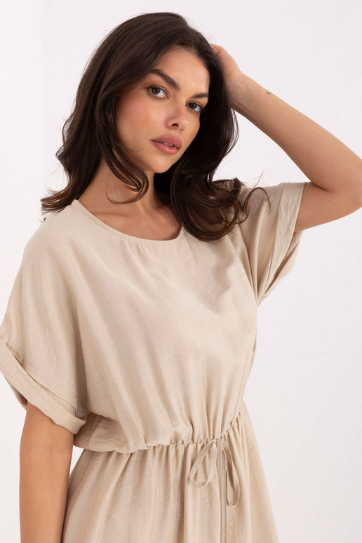 Suknelė-MI-SK-A63751.67-smėlinė Suknelė-MI-SK-A63751.67-smėlinė