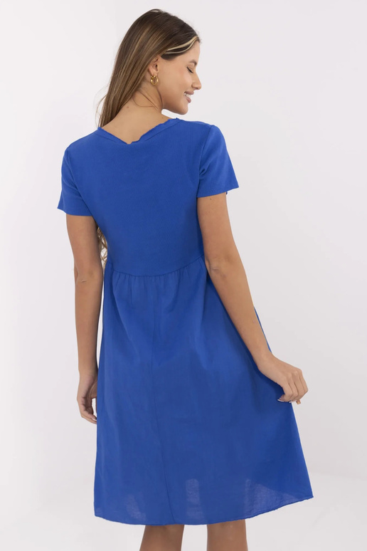 Suknelė-DHJ-SK-25370.85-tamsiai mėlyna Suknelė-DHJ-SK-25370.85-tamsiai mėlyna