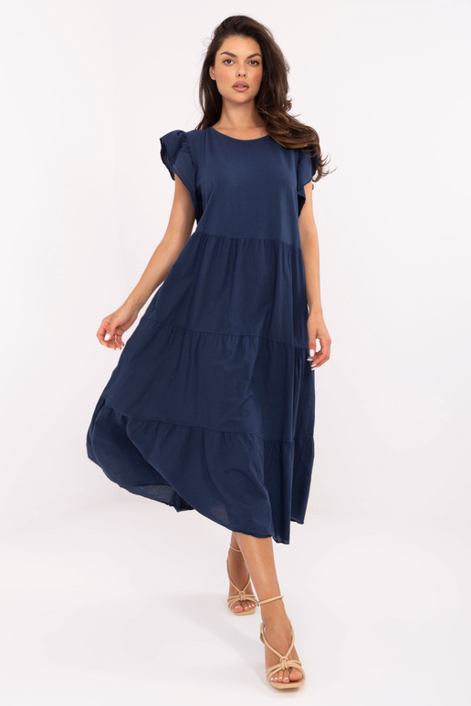 Tamsiai mėlyna suknelė