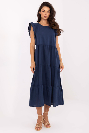 Tamsiai mėlyna suknelė 2