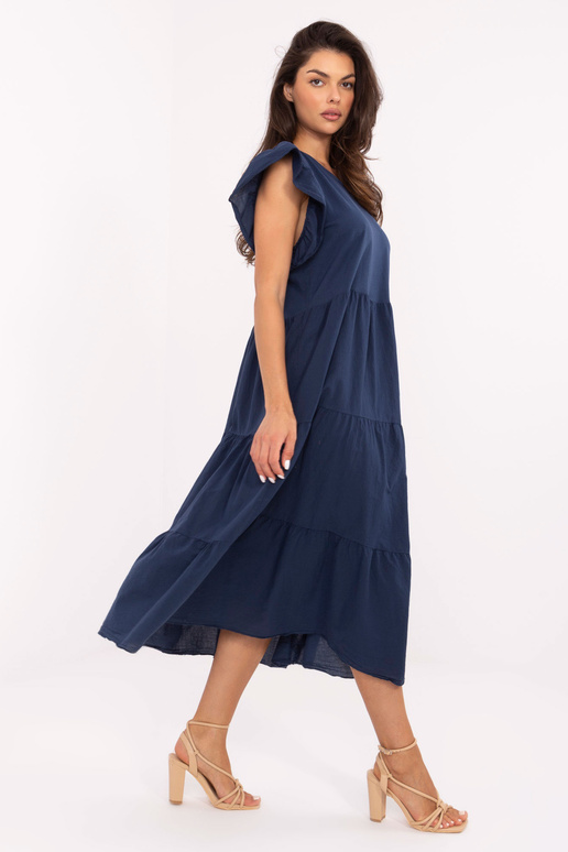 Tamsiai mėlyna suknelė