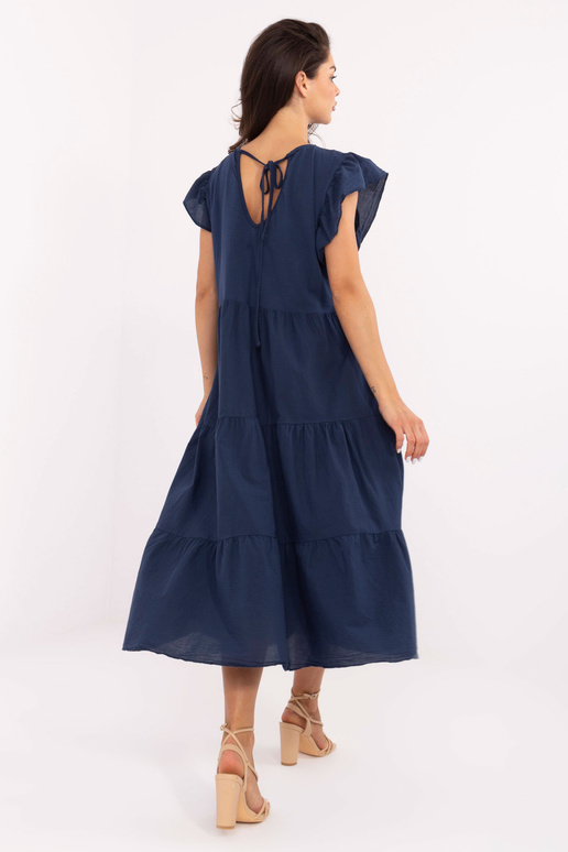 Tamsiai mėlyna suknelė