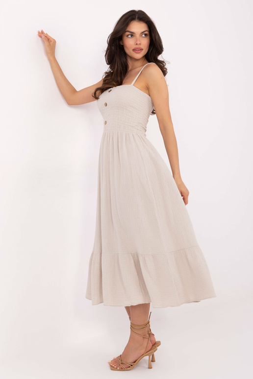 Suknelė-MI-SK-62201.85-smėlinė Suknelė-MI-SK-62201.85-smėlinė