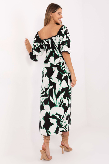 Juodai balta suknelė 2