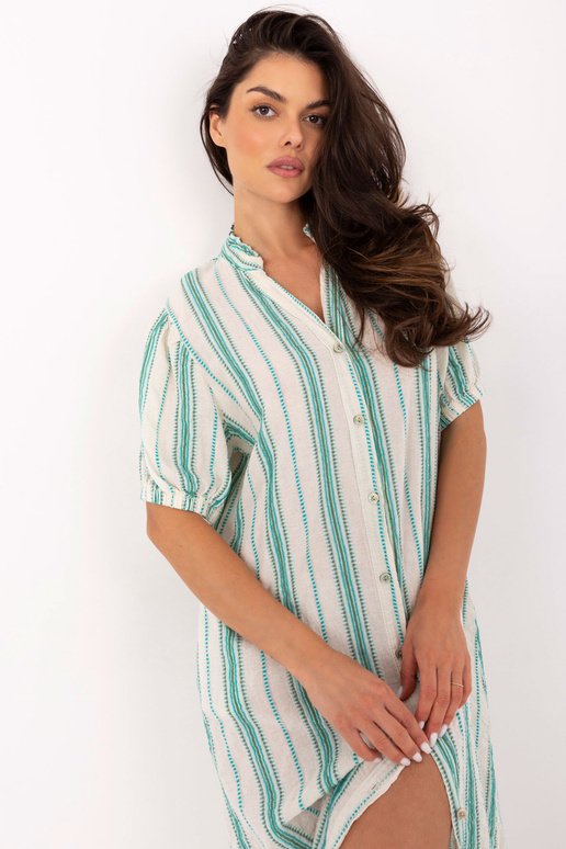 Suknelė TW-SK-BI-2451.84 baltai žalia