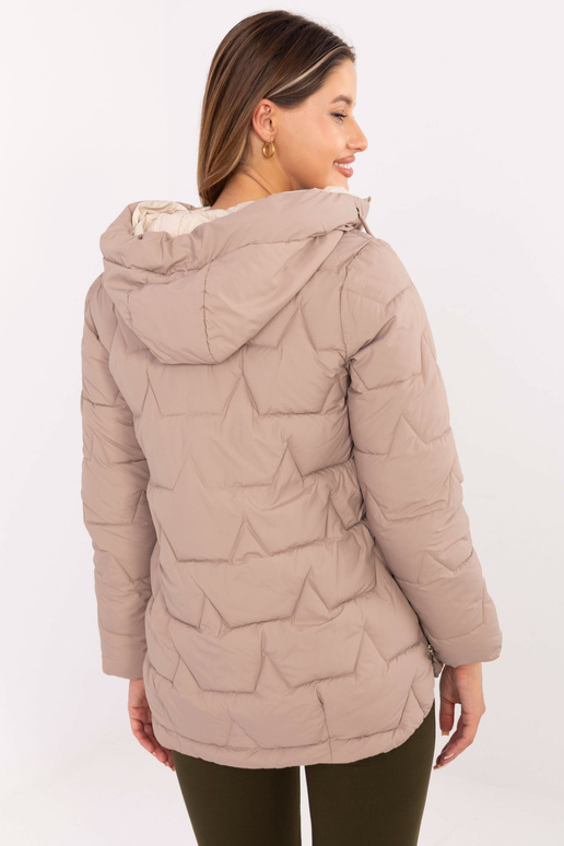 Tamsiai smėlinė striukė Tamsiai smėlinė striukė