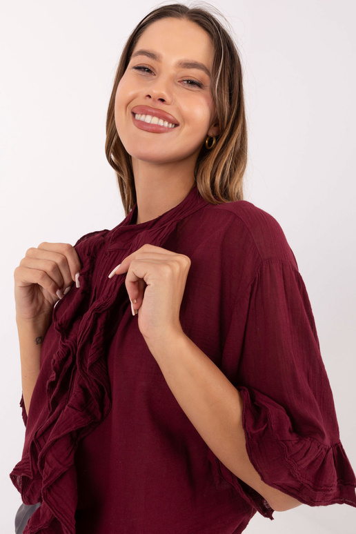 Marškiniai bordo spalvos