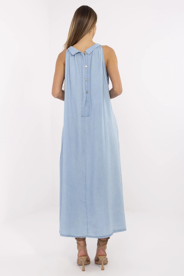 Suknelė-DHJ-SK-A7969.89-mėlyna