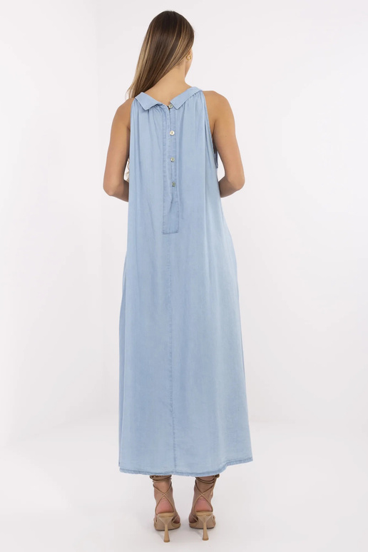 Suknelė-DHJ-SK-A7969.89-mėlyna