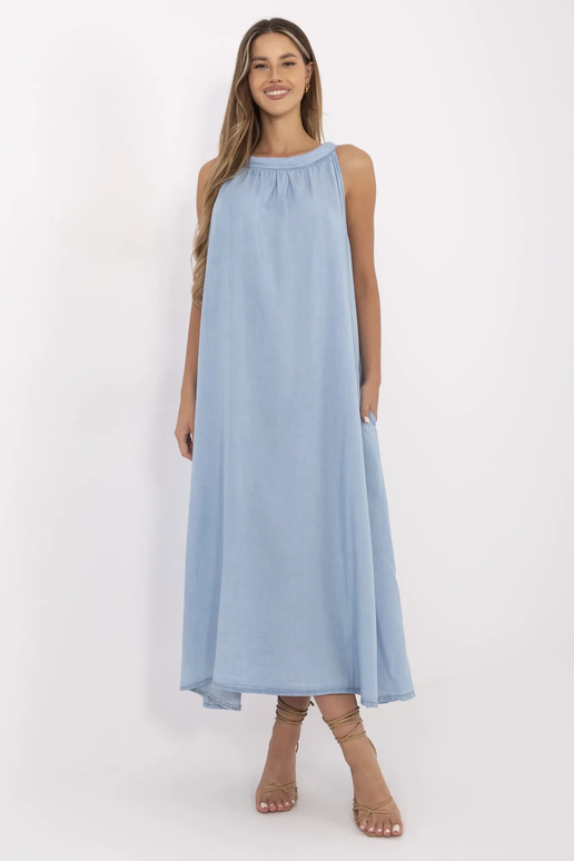 Suknelė-DHJ-SK-A7969.89-mėlyna