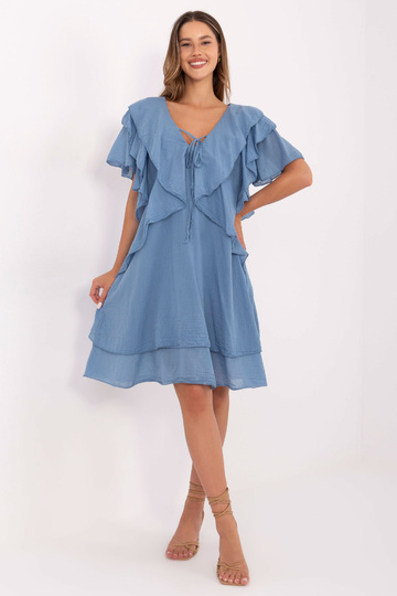 Tamsiai mėlyna suknelė 2