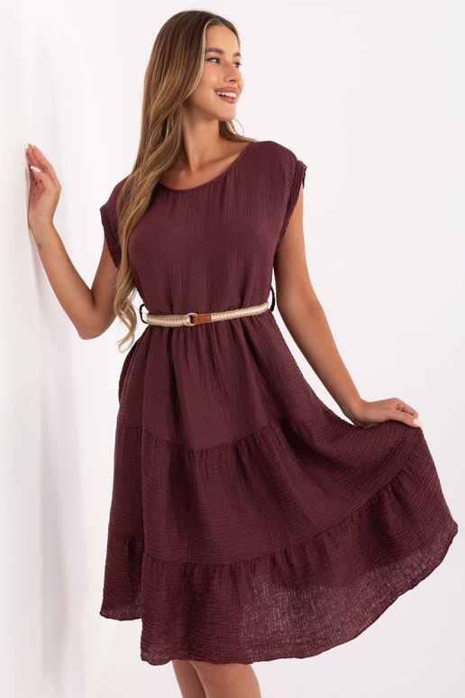 Suknelė-MI-SK-699921.02-bordo