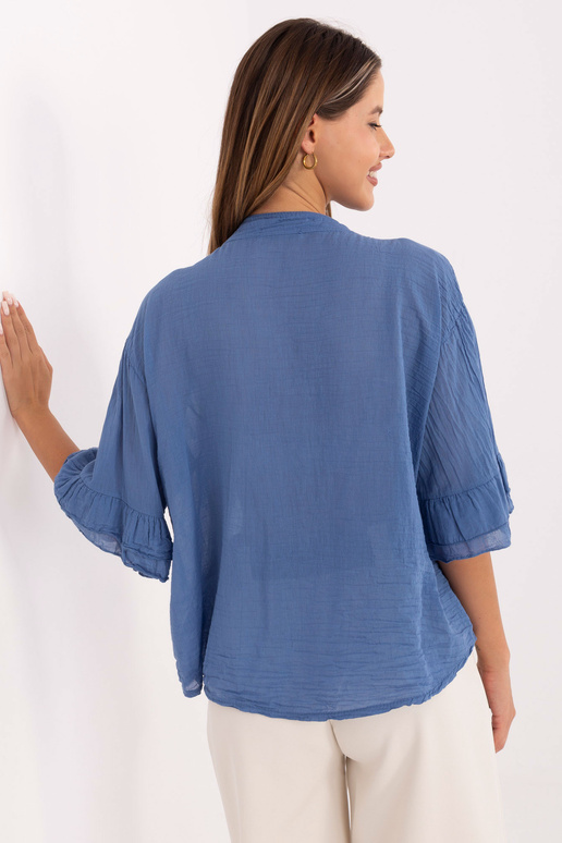 Tamsiai mėlyni marškiniai