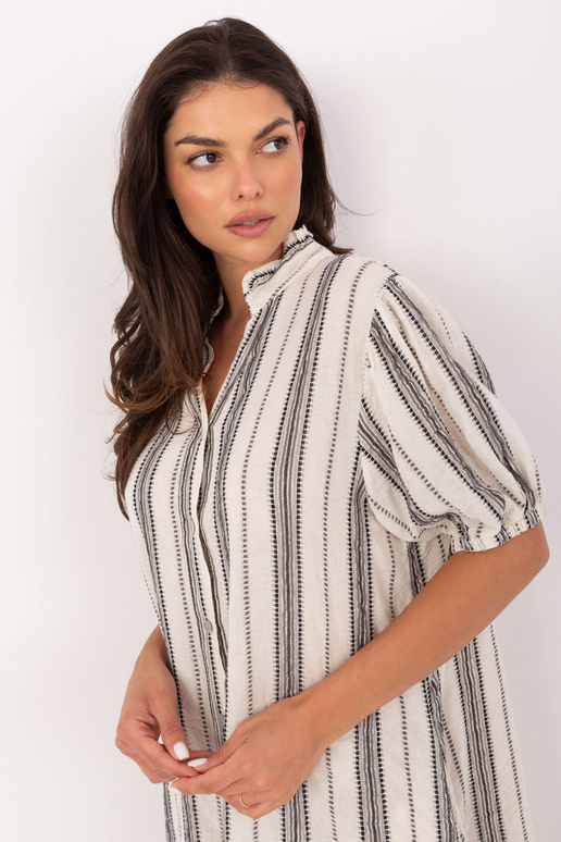 Suknelė TW-SK-BI-2451.84 baltai juoda