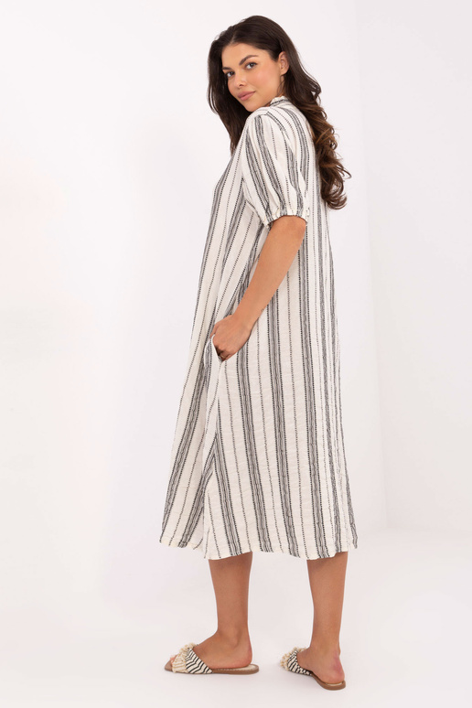 Suknelė TW-SK-BI-2451.84 baltai juoda