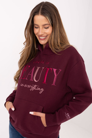 Bordo spalvos džemperis