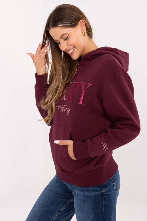 Bordo spalvos džemperis