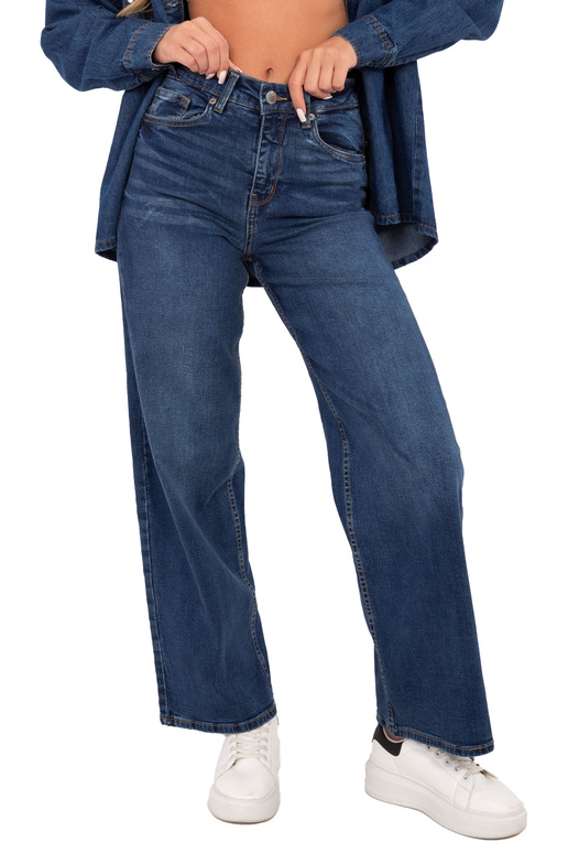 Tamsiai mėlynos kelnės