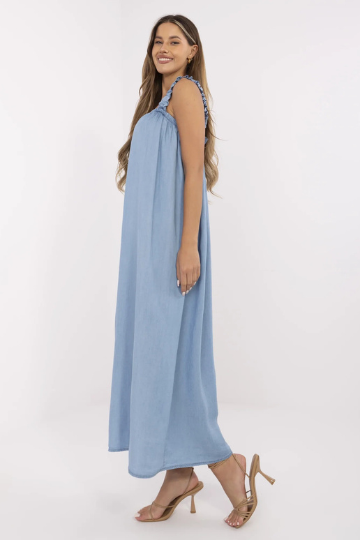 Suknelė-DHJ-SK-A9197.90-mėlyna Suknelė-DHJ-SK-A9197.90-mėlyna