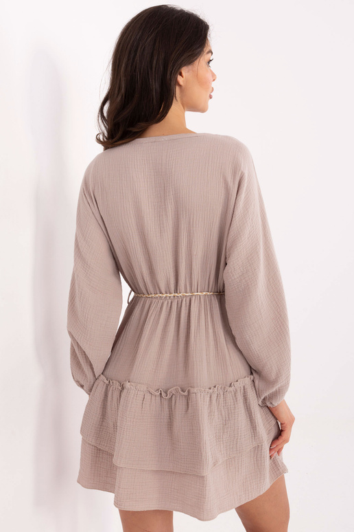 Suknelė-MI-SK-A5079.27-tamsiai smėlio... Suknelė-MI-SK-A5079.27-tamsiai smėlio...