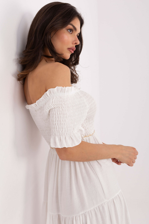 Suknelė-MI-SK-A2609.96-balta Suknelė-MI-SK-A2609.96-balta