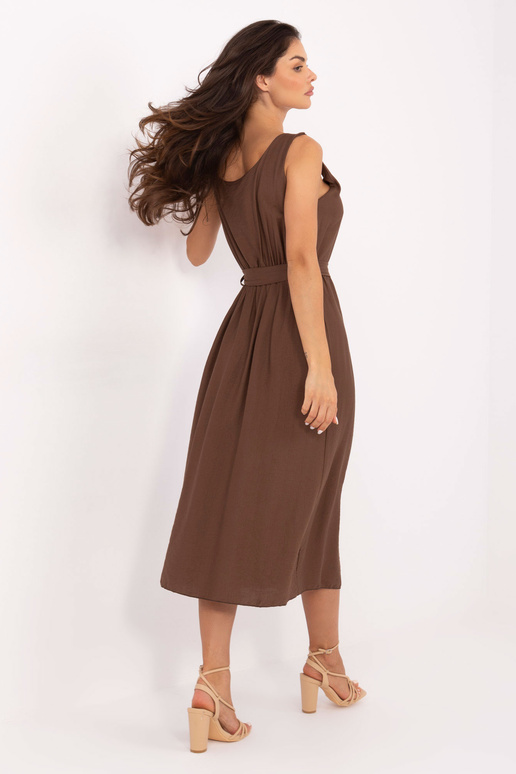 Suknelė MI-SK-A1710.60 ruda