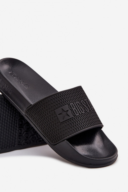 Šlepetės  Na j Podeszwie Big Star SS174356 Juodos spalvos Šlepetės  Na j Podeszwie Big Star SS174356 Juodos spalvos