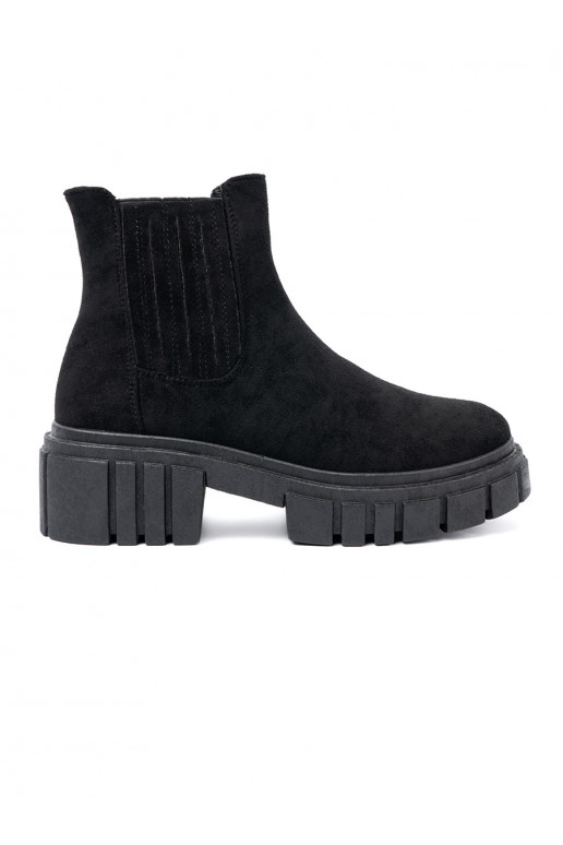  juodos spalvos batai su platforma