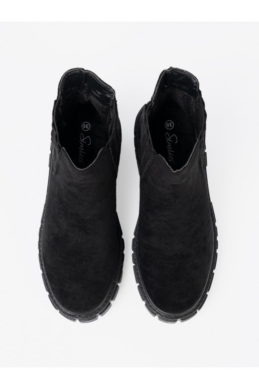  juodos spalvos batai su platforma