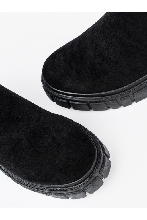  juodos spalvos batai su platforma