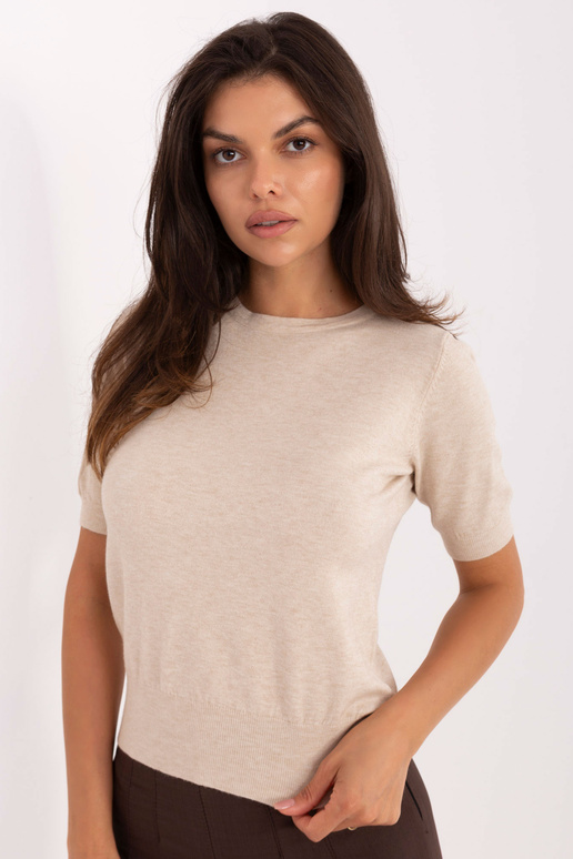 Smėlio spalvos megztinis