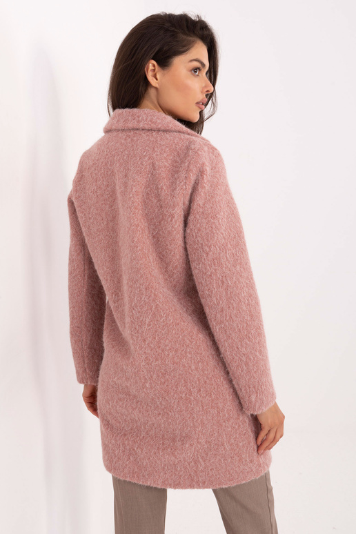 Paltas tamsiai rožinis