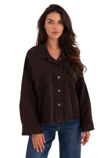 Marškiniai tamsiai rudi 2