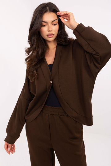 Komplektas tamsiai rudos...