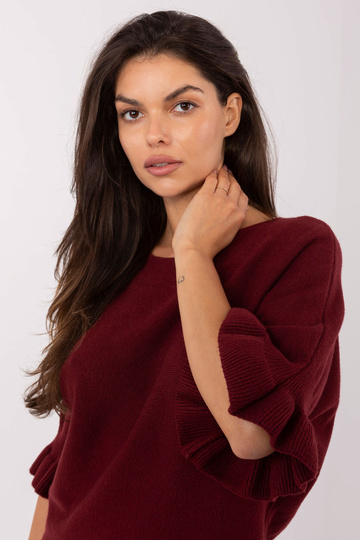 Bordo megztinis 2