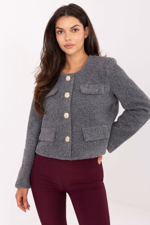 Tamsiai pilkas švarkas