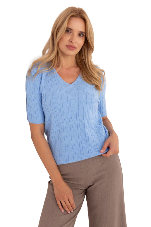 Megztinis - šviesiai mėlynas