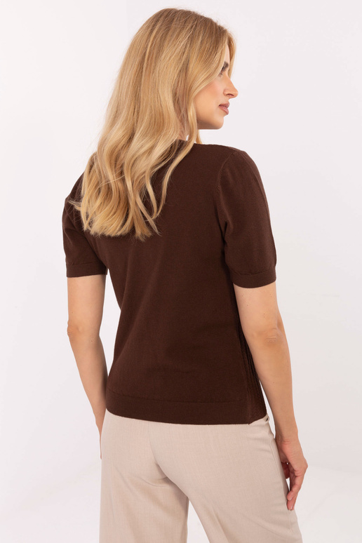 Megztinis - tamsiai rudas