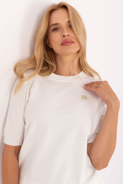 Dramblio kaulo spalvos megztinis