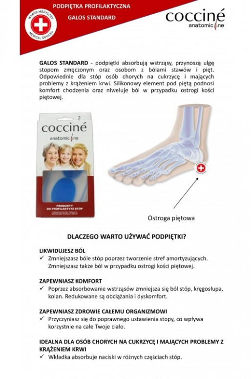 COCCINE GALOS kulno pagalvėlės su geliu