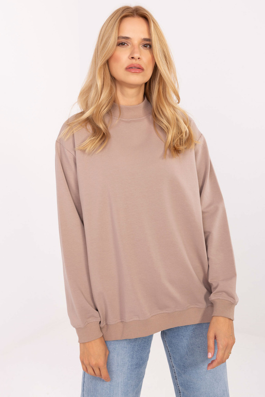 Tamsiai smėlinis džemperis