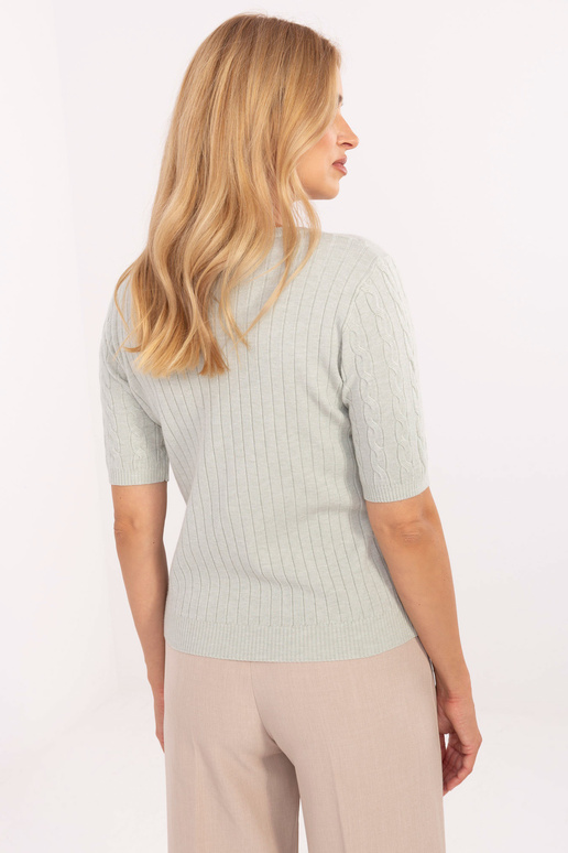 Pistacijų spalvos megztinis