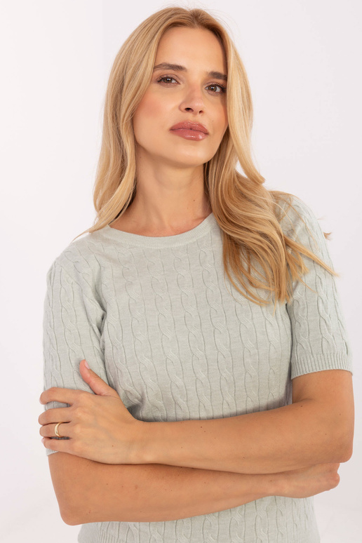 Pistacijų spalvos megztinis