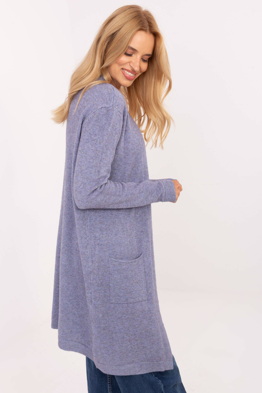 Šviesiai violetinis kardiganas