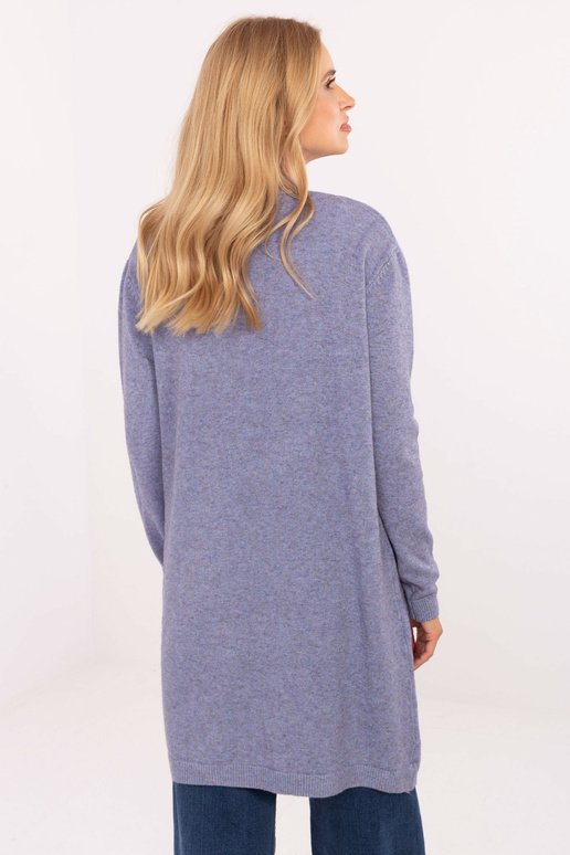 Šviesiai violetinis kardiganas