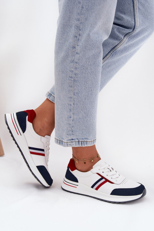 sportiniai bateliai    Baltos-tamsiai mėlynos spalvos Lorvessa